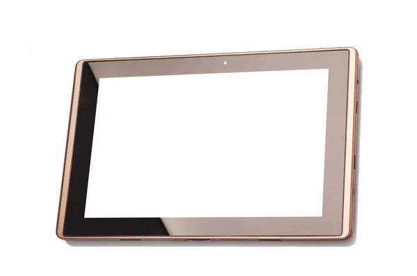 Tablet computer isolated on a white background — Stock Photo, Image