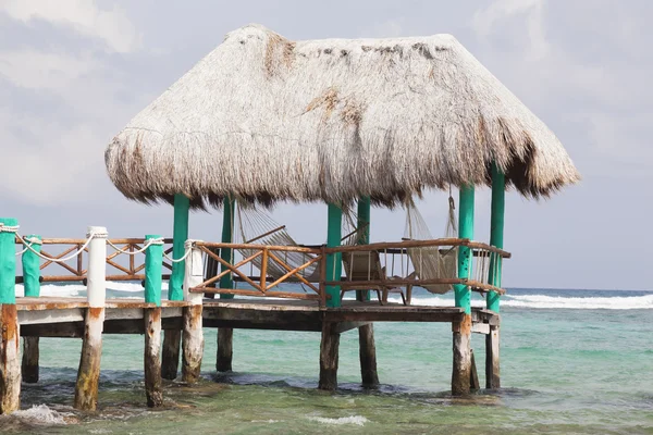 Caribbean bungalow at Riviera Maya, Mexico — Stock Photo, Image