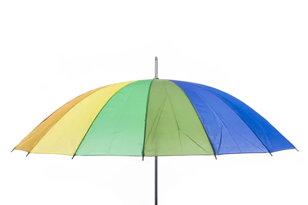 Parapluie coloré, isolé sur fond blanc — Photo