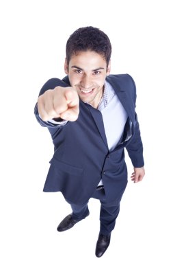 parmak ile işaret işadamı