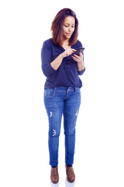 kadın bir sms gönderme