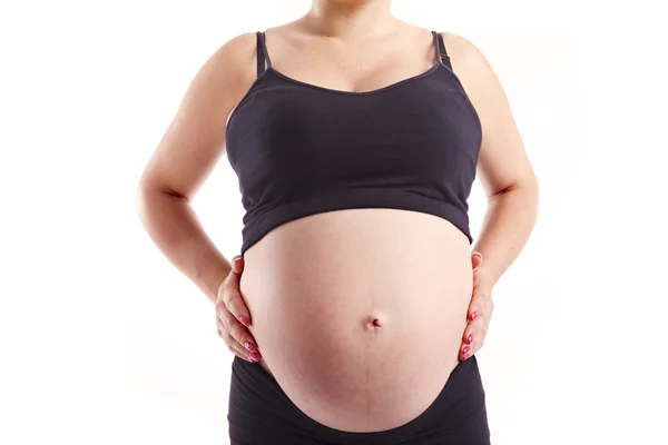 Ventre de la femme enceinte — Photo