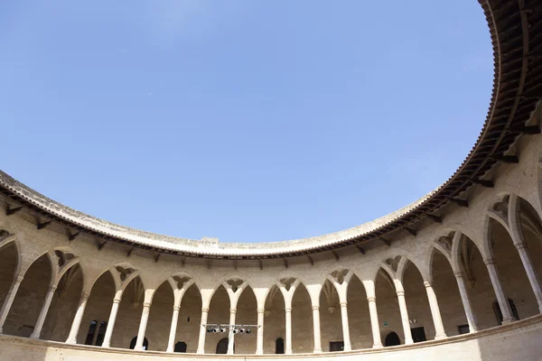 Claustro del castillo de Bellver — Foto de Stock