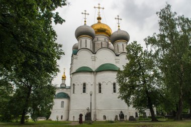 Moskova, Rusya Novodevichy manastırda melek anıt