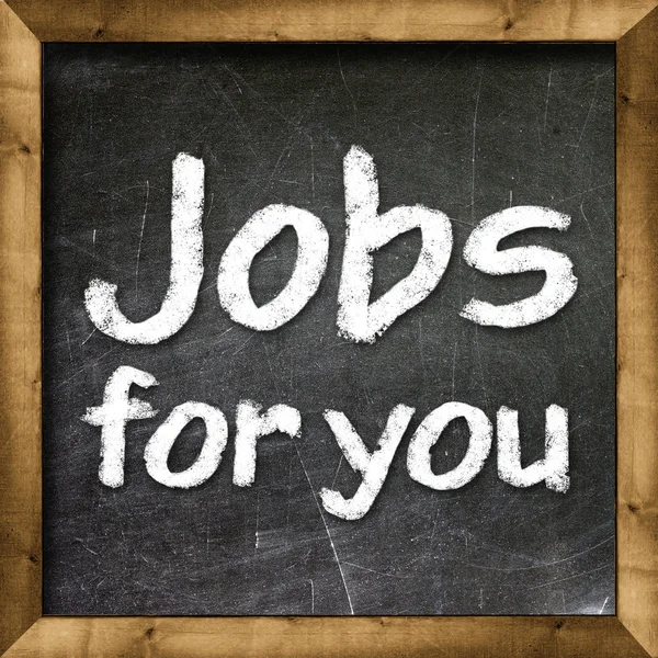 bir kara tahta üzerinde beyaz tebeşir ile el yazısıyla işimi seviyorum