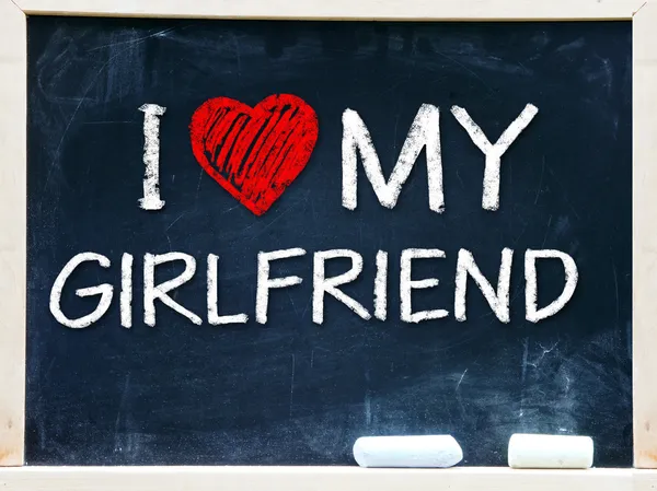 I love My Girlfriend — Stock Photo, Image