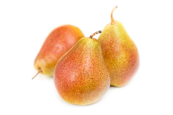 Three Pears. Isolated On A White Background. — Stock Photo, Image