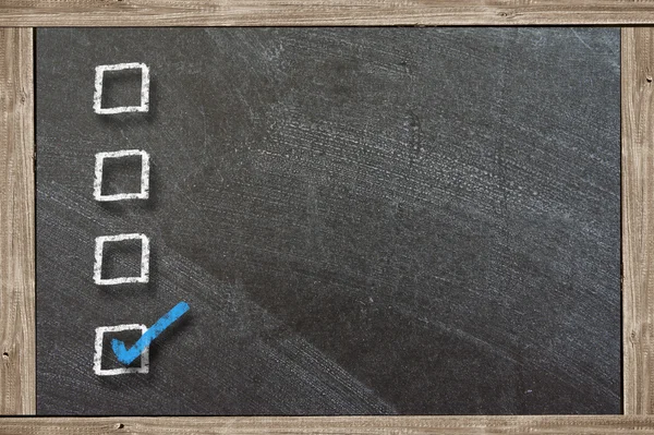 School board with chalk marks — Stock Photo, Image