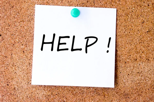 Help message — Stock Photo, Image