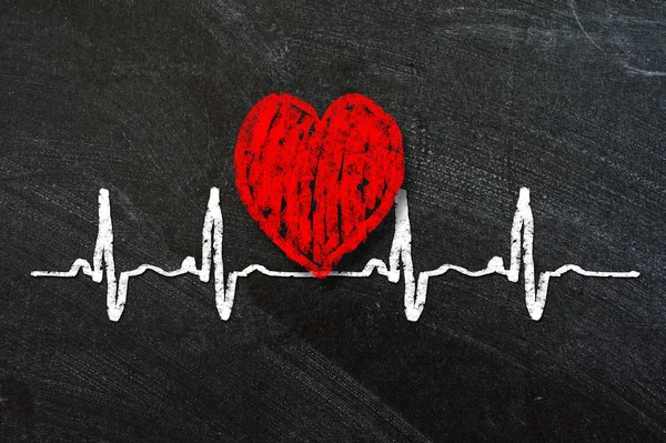 Carácter y diseño de Heartbeat — Foto de Stock