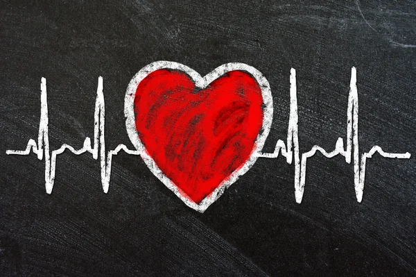 Carácter y diseño de Heartbeat —  Fotos de Stock