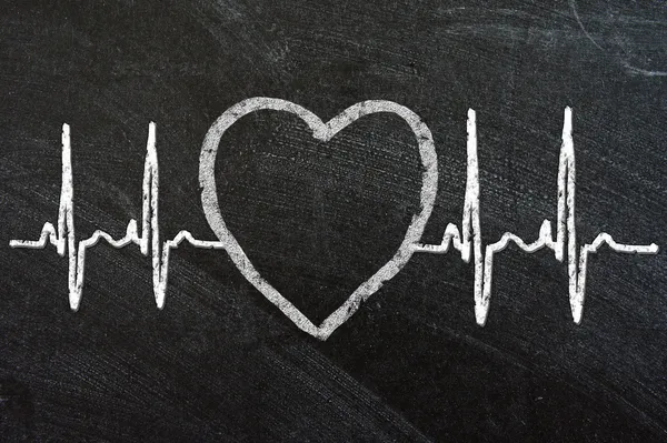 Heartbeat karaktär och design — Stockfoto