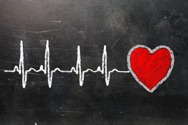 Heartbeat karaktär och design — Stockfoto