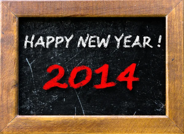 Nya året vintage chalk textetikett — Stockfoto