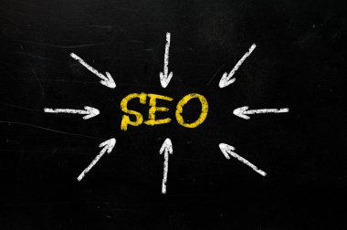 Kara tahta üzerinde SEO