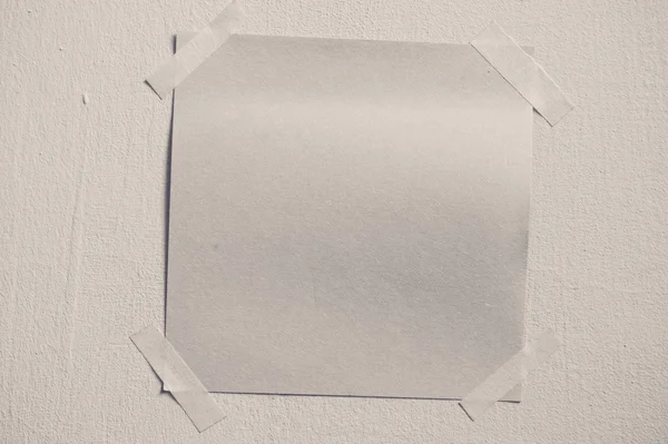 Una nota adesiva bianca — Foto Stock