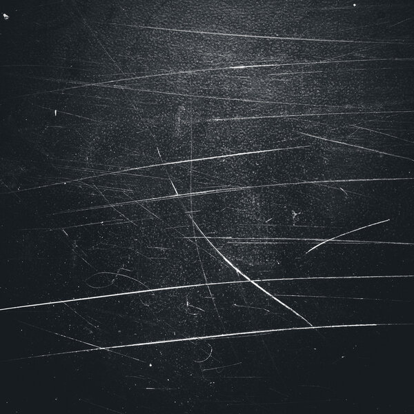 Black scratched texture.