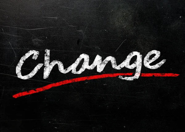 A palavra Mudança — Fotografia de Stock