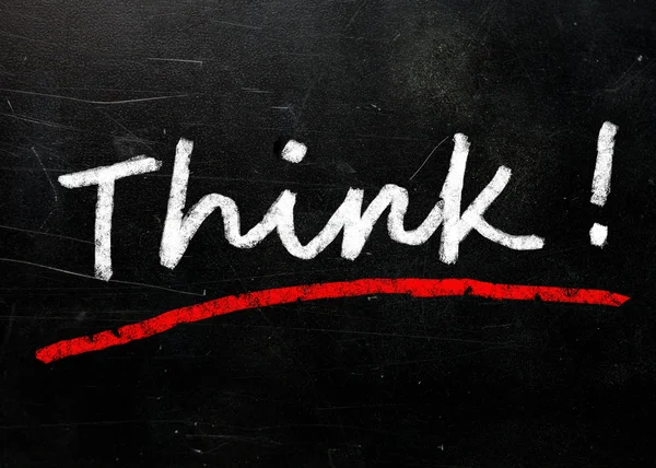 The word Think! — Stock Photo, Image