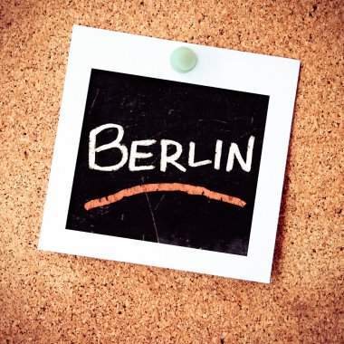 fotoğraf üzerinde kelime berlin mantar istiyorsun.