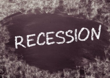 bir tahtaya tebeşirle yazılan durgunluk.