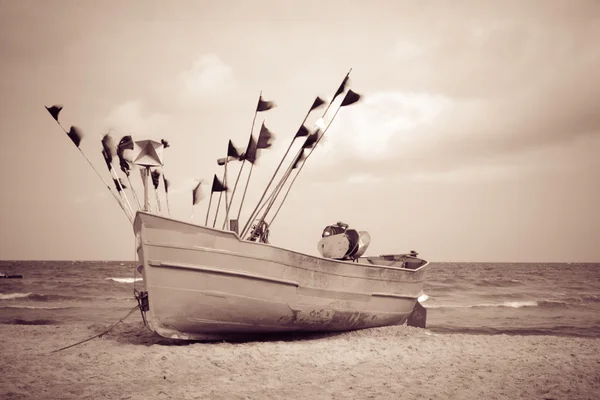 Fischerboote am Strand — Stockfoto