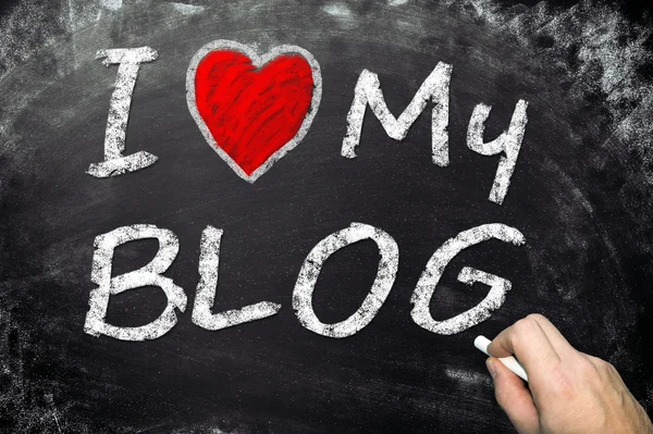 I love my blog — Stock Photo, Image