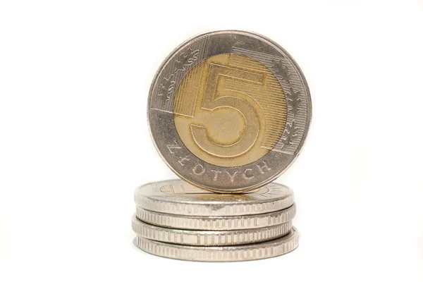 Polish coin money — Stock Photo, Image