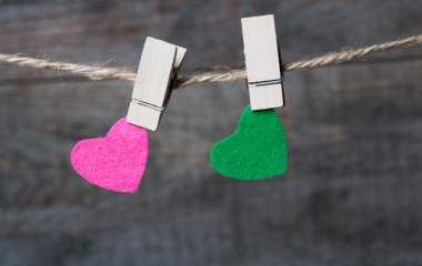 harten gespeld aan de tekenreeks