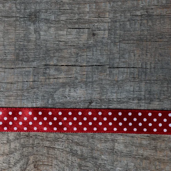 Red christmas ribbon — Stock Photo, Image