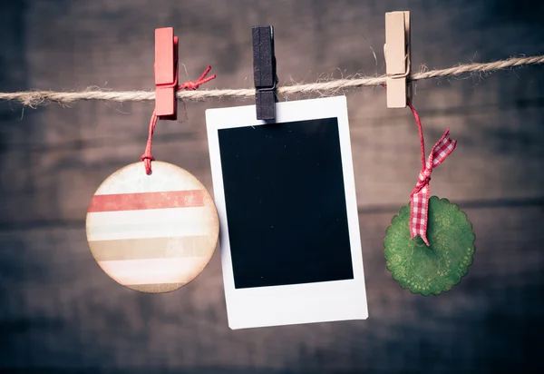 Vecchie immagini con decorazione di Natale — Foto Stock