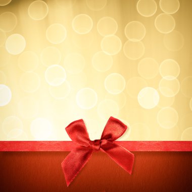 kırmızı kurdele ile arka plan bulanık