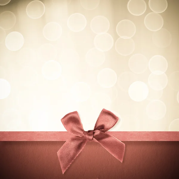 Blurred background with red ribbon — Stock Photo, Image