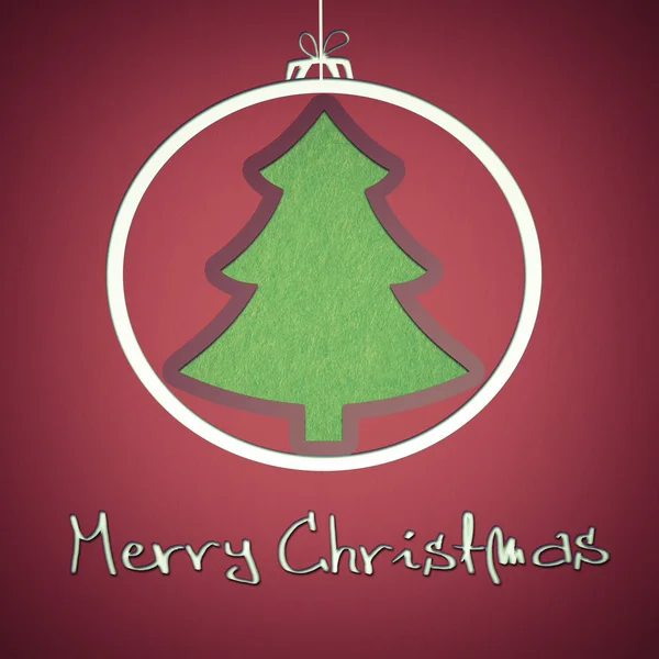 Fröhlicher Weihnachtsbaum — Stockfoto