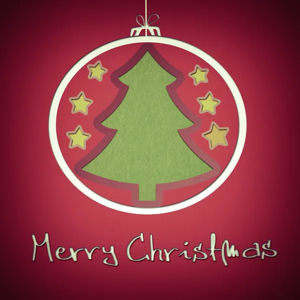 Merry Christmas Tree — Stock Photo, Image