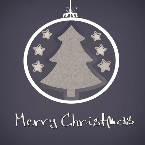 Merry Christmas Tree — Stockfoto