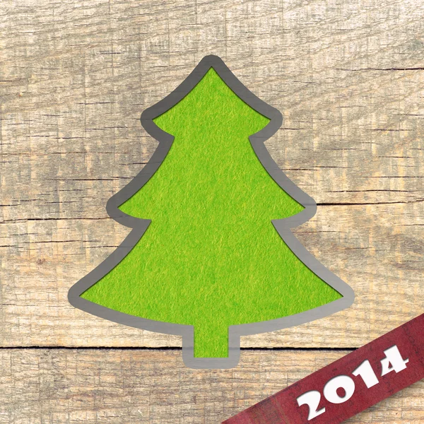 Cartão de saudação de Ano Novo 2014 — Fotografia de Stock