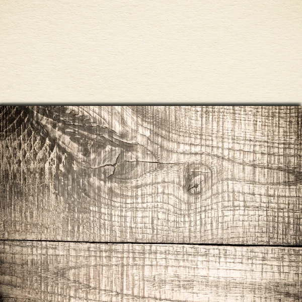 List papíru s dřevěnou texturou — Stock fotografie