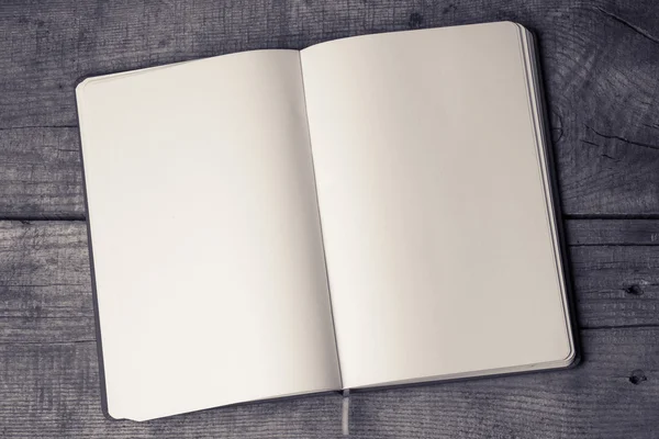 White blank pages sketch book — Stock Photo, Image