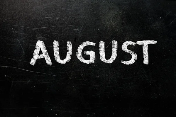 Month august — Stock Photo, Image