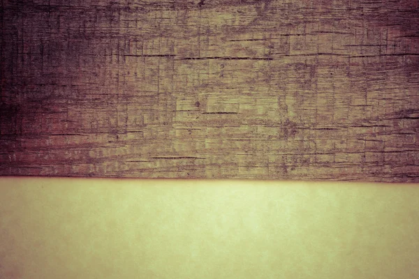 Paper sheet with wood texture — Stock Photo, Image