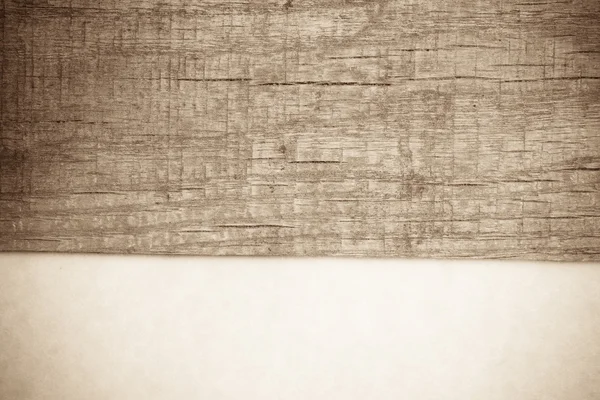 Hoja de papel con textura de madera — Foto de Stock