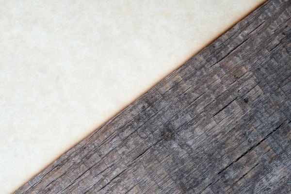 Folha de papel com textura de madeira — Fotografia de Stock