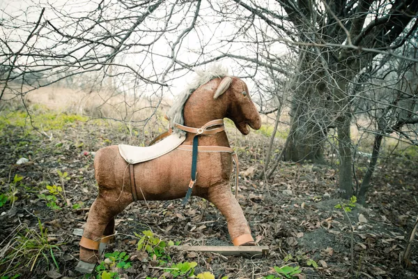 Old toy horse — Stock Photo, Image