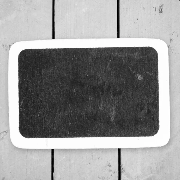Malé dřevěné orámovaná tabule — Stock fotografie
