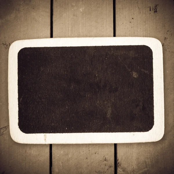 Küçük ahşap çerçeveli yazı tahtası — Stok fotoğraf