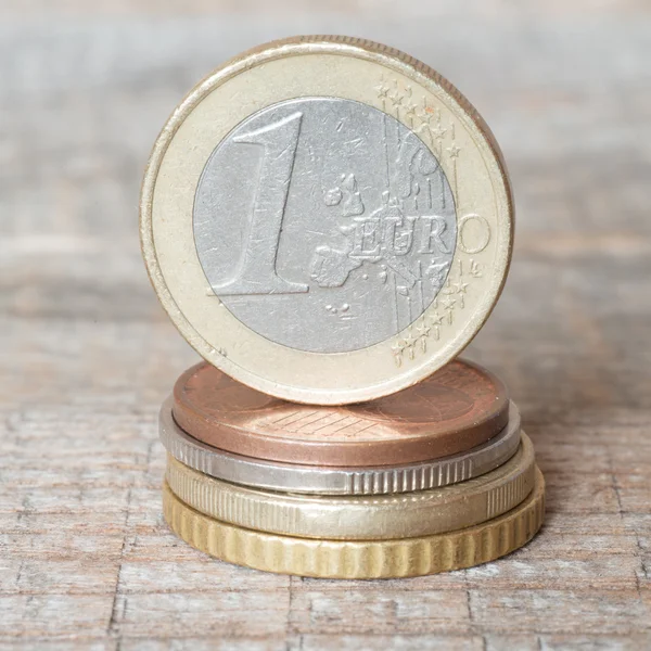 Euro coins — Stock Photo, Image