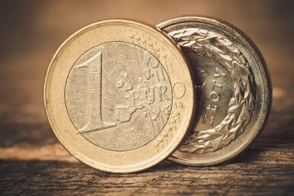 Euro coins — Stock Photo, Image