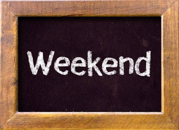 "weekend" — Stock Photo, Image