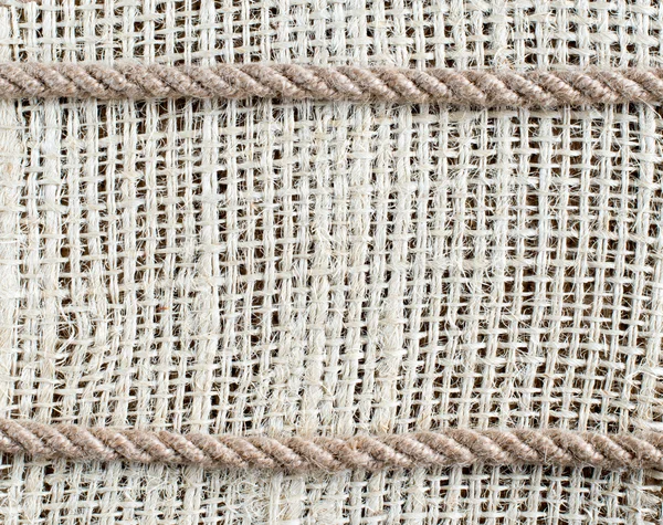 Rope on Canvas — Stock Photo, Image